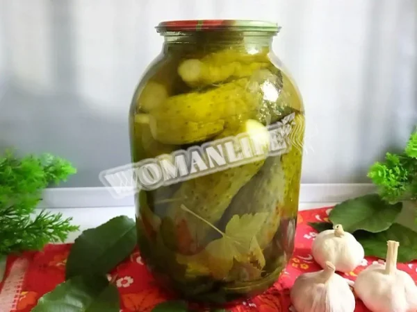 Мариновані огірки з горілкою