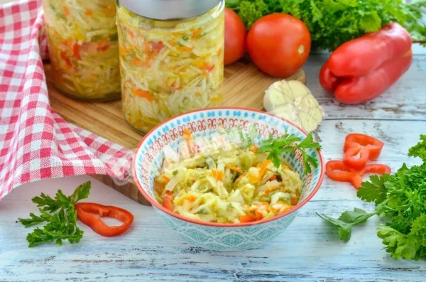 Кабачки по-корейськи на зиму