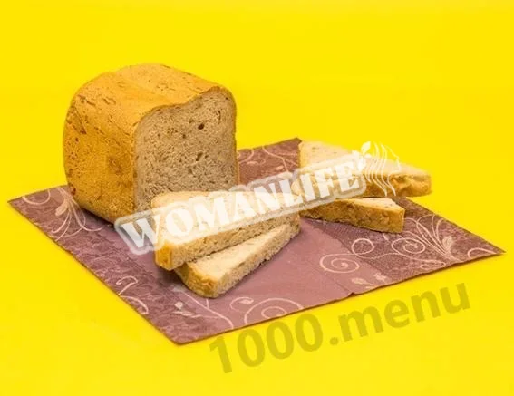 Медовий хліб з горіхами в хлібопічці
