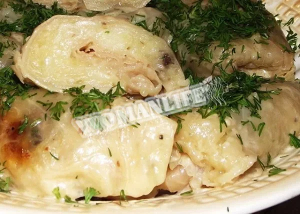 Голубці з картоплею