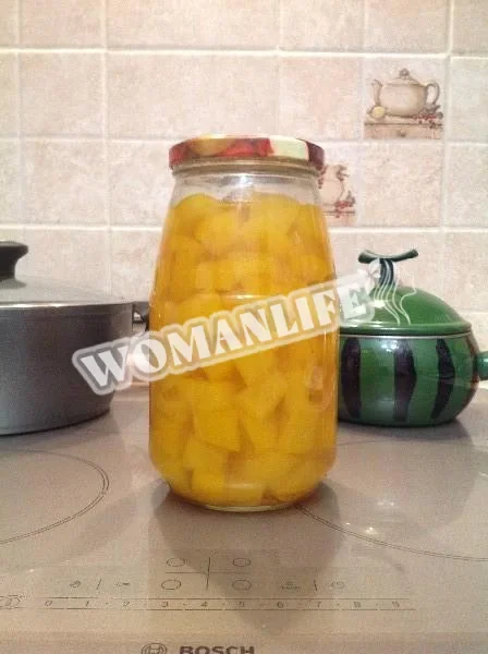 Маринована гарбуз на зиму як гарнір до м'яса
