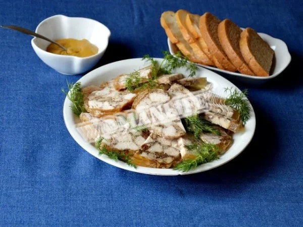 Курячий рулет в пакеті