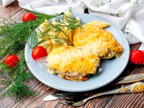 Котлети з фаршу в духовці з сиром
