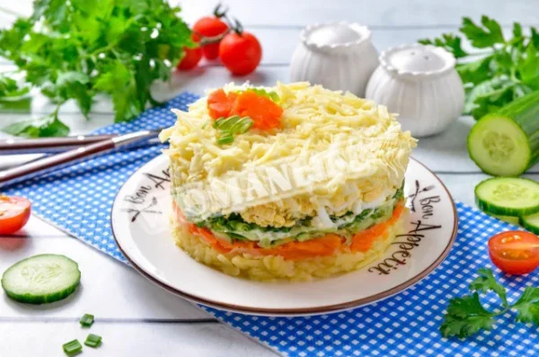 Салат картопля морква яйце