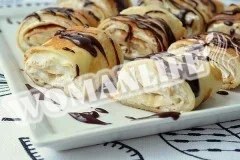 Млинці з сирним кремом