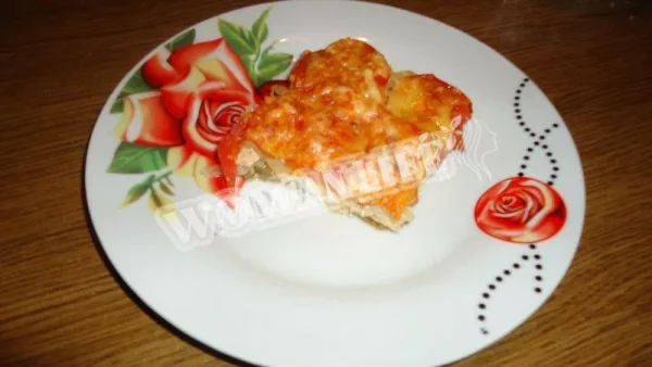 Овочева запіканка з м'ясом