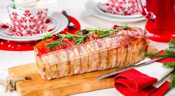 Террін з птиці з перцем і оливками