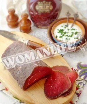 Яловичина, маринована в горілці