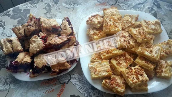 Два різних пирога з пісочного тіста