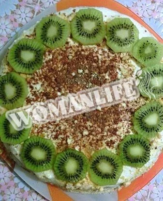 Торт Натхнення з фруктами