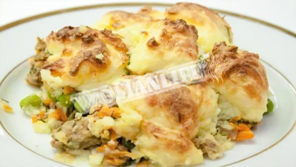 Королівська запіканка з овочами і бараниною