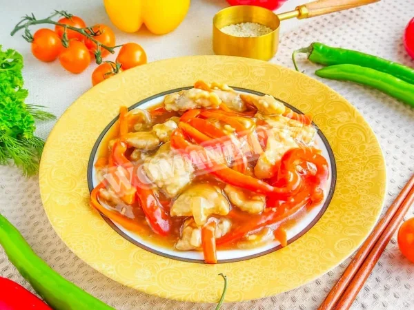 Габажу в кисло-солодкому соусі по-китайськи