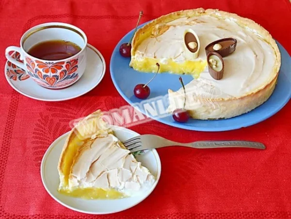 Лимонний тарт з меренгою
