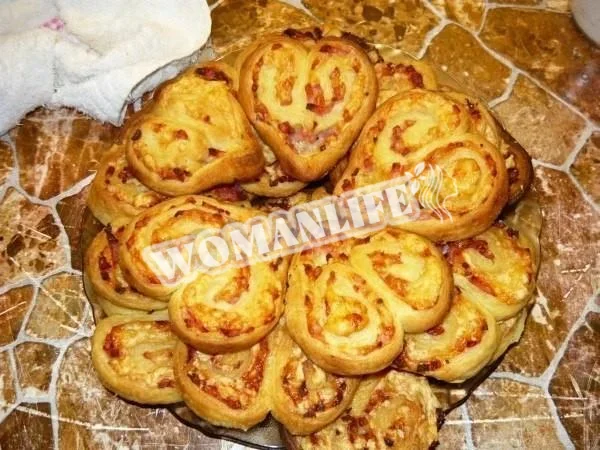 Рулетики з шинки Печиво для коханої
