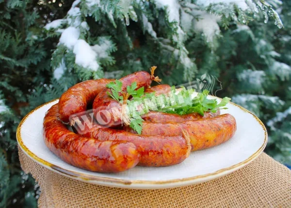 Домашня копчена ковбаса