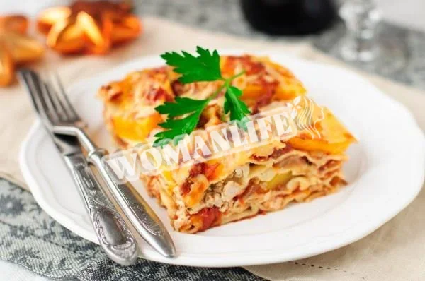 Вегетаріанська лазанья
