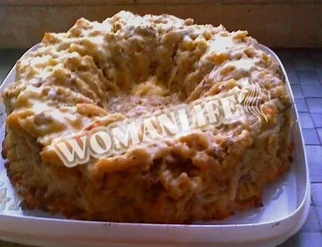 Мак і сир і фарш