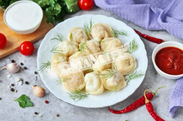 Вареники рибні