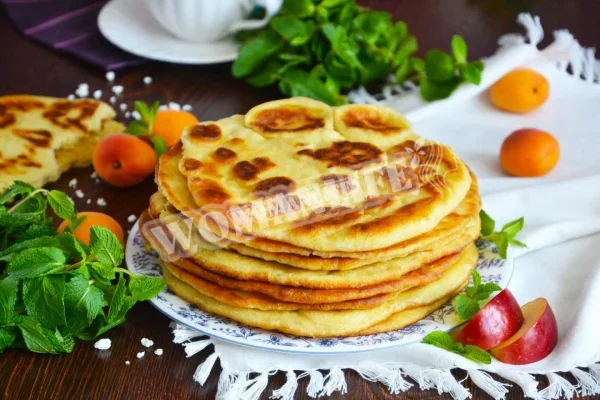 Хліб зі сметаною на сковороді