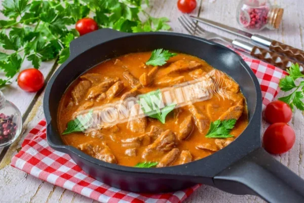 Ростбіф з підливою