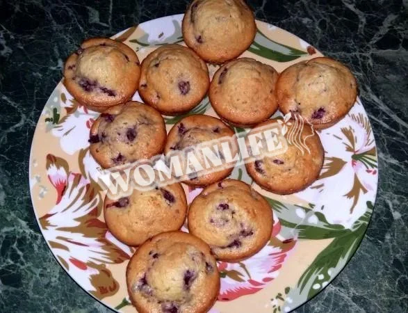 Мафіни з малиною