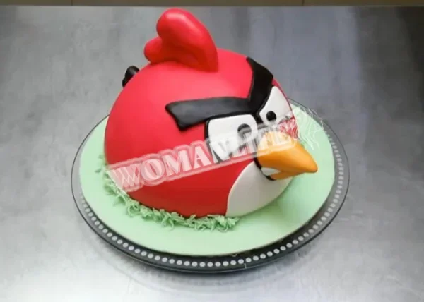 Торт Angry Birds з помадки