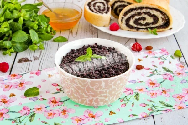Макова начинка для рулету