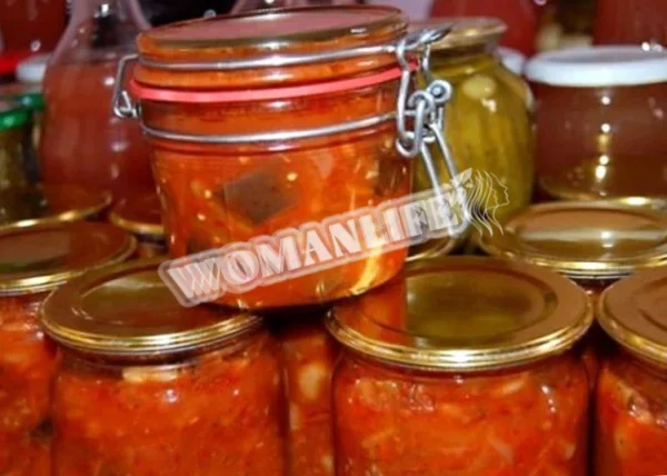 Розсольник на зиму з томатною пастою