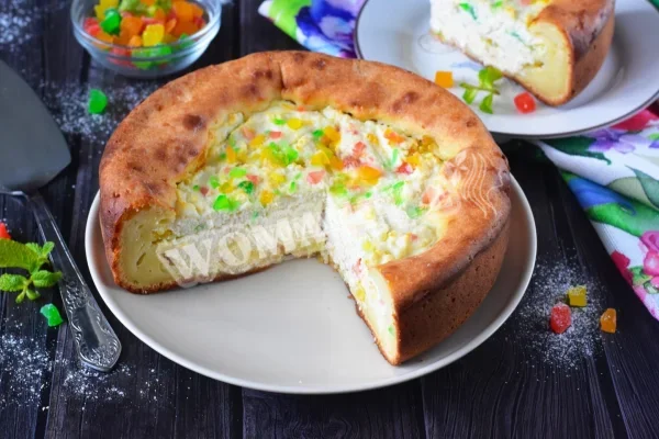 Лінивий сирник з сиром