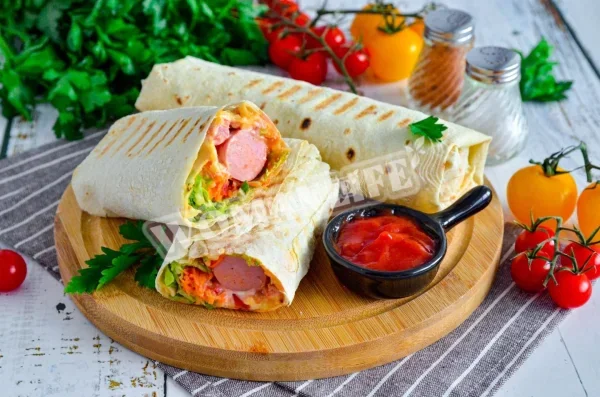 Хот-дог в лаваші