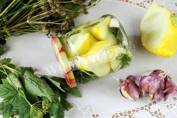 Мариновані патисони на зиму