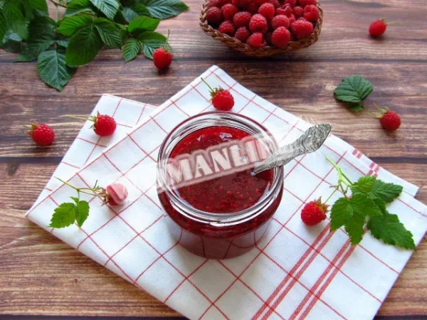 Малина з цукром без варіння на зиму