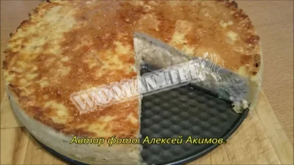 Картопляний пиріг з куркою та сиром
