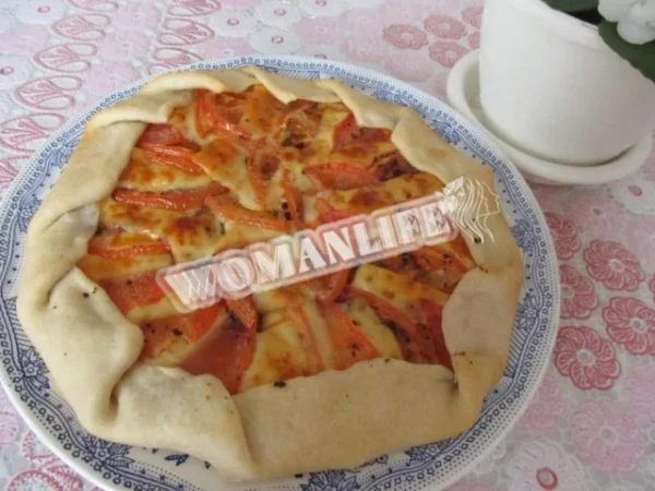 Галет з помідорами і сиром