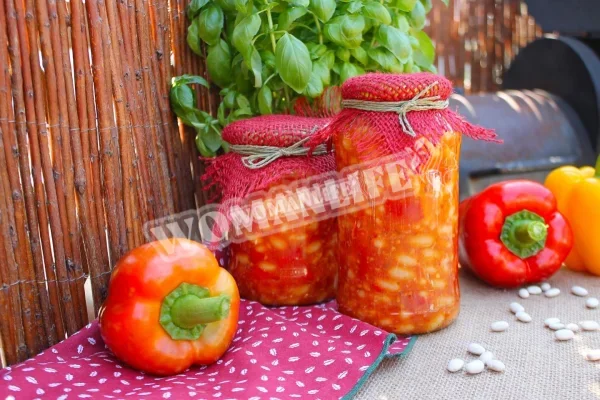 Лечо з квасолею на зиму