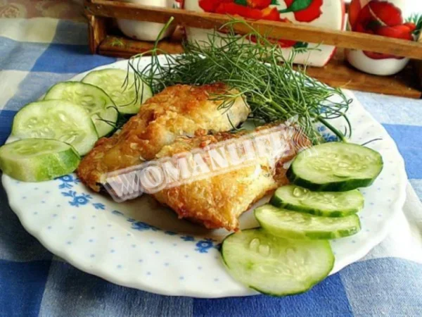 Щука з майонезом в клярі