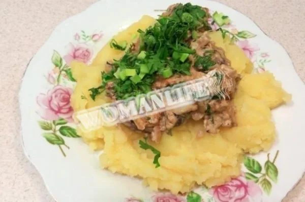 Тушковане куряче серце