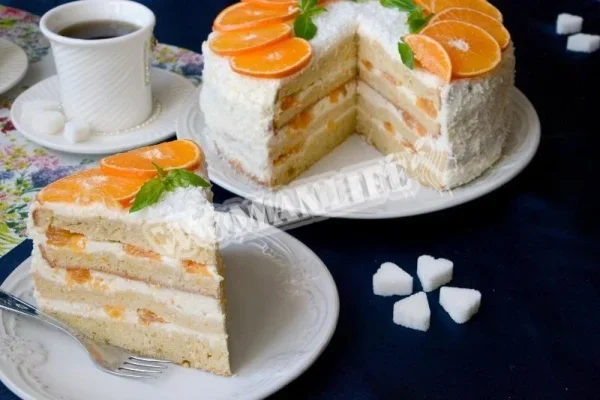 Мандариновий торт