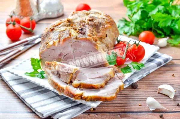 Свиняча шийка в рукаві