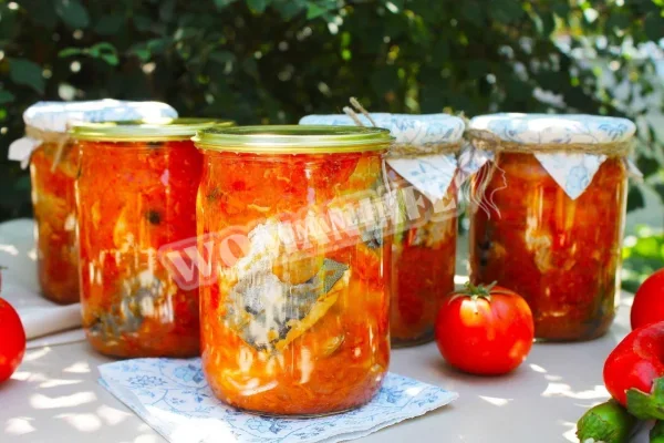 Скумбрія на зиму з овочами, рибний салат