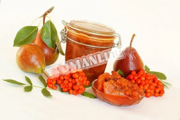 Варення з горобини з грушами