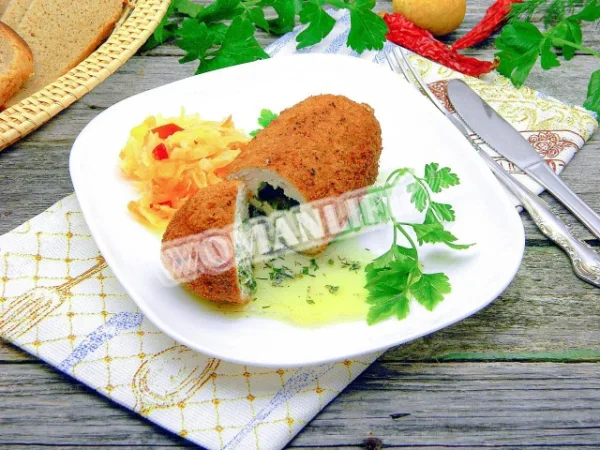 Курячі котлети по-київськи з курячого фаршу