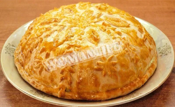 Курник з кропом і рисом