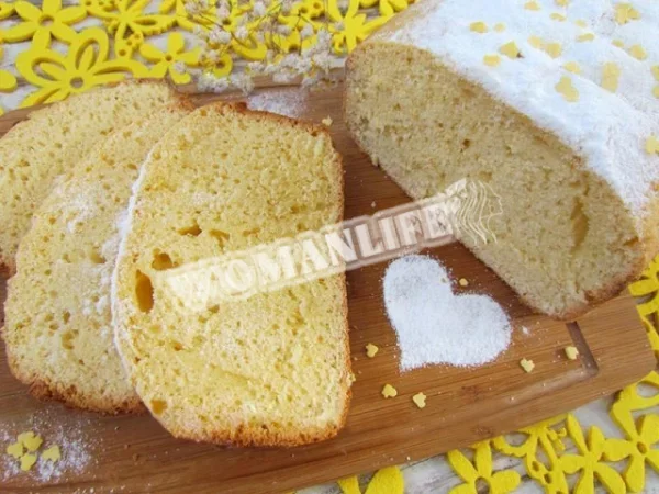 Лимонний пиріг в хлібопічці