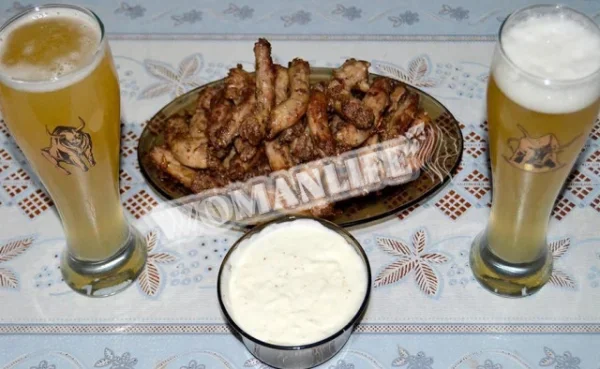 Курячі шийки до пива