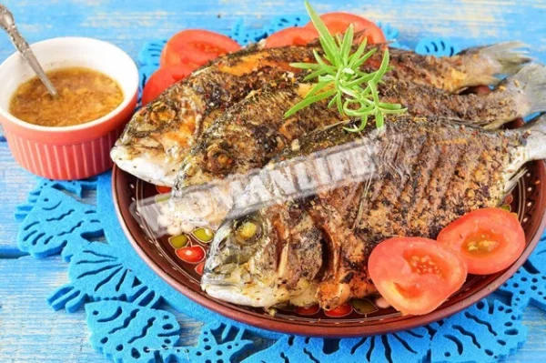 Смажений морський лящ