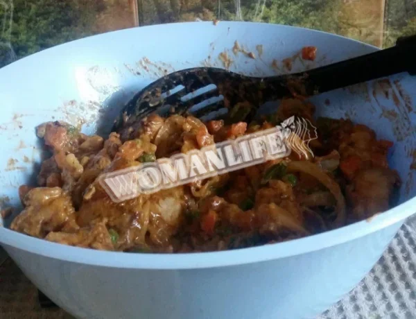 Філе індички з овочами в мультиварці
