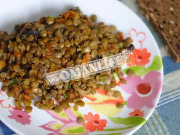 Зелена сочевиця в мультиварці