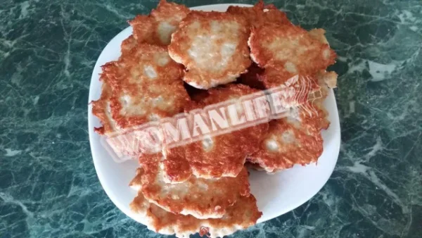 Оладки з картоплі та курки