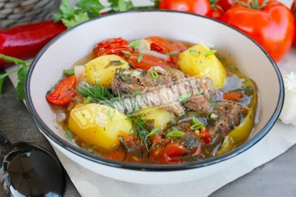 Хашлама з картоплею